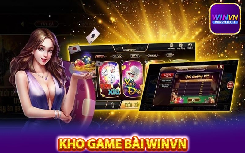 Một số sảnh game bài hấp dẫn mà winvn cung cấp cho khách hàng 